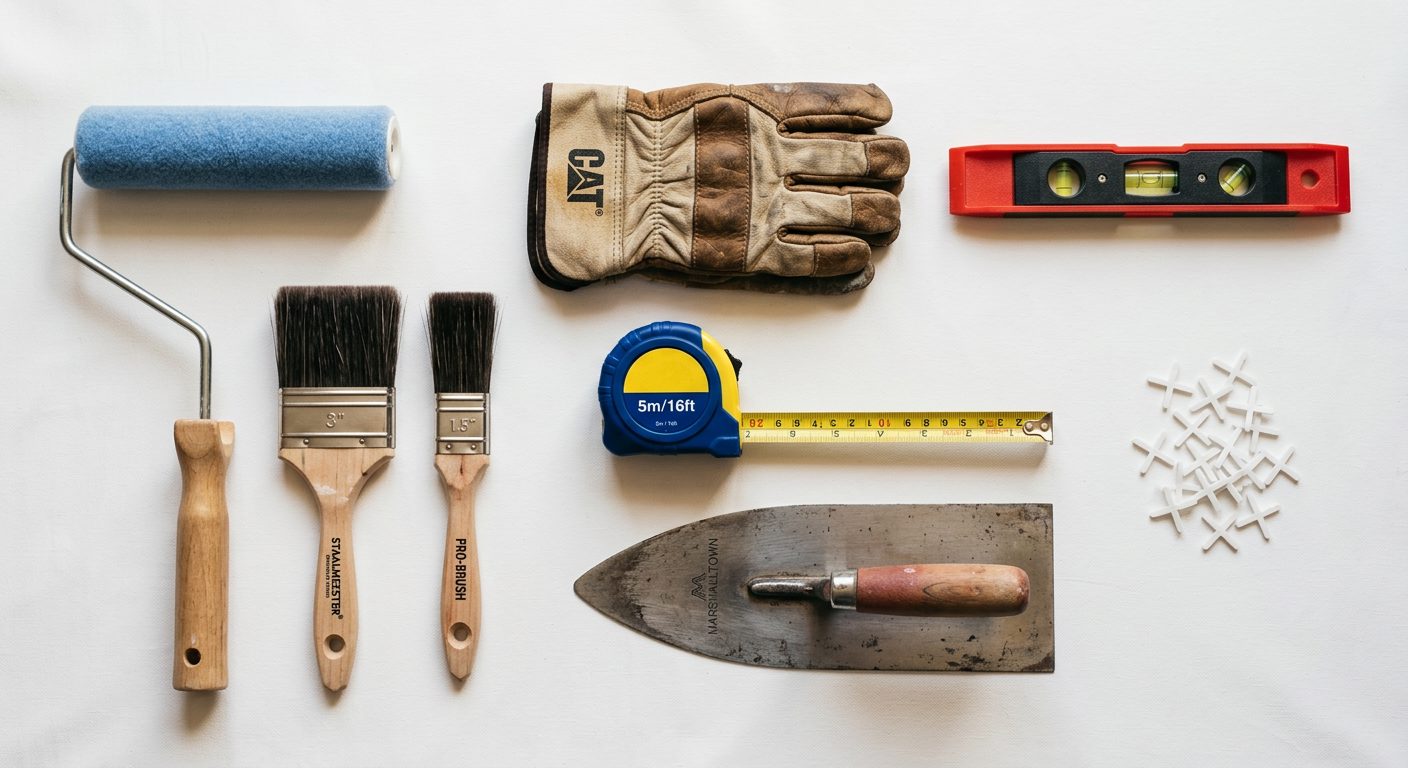 Professionelles Renovierungswerkzeug – Streichen und Tapezieren Wunstorf Hannover