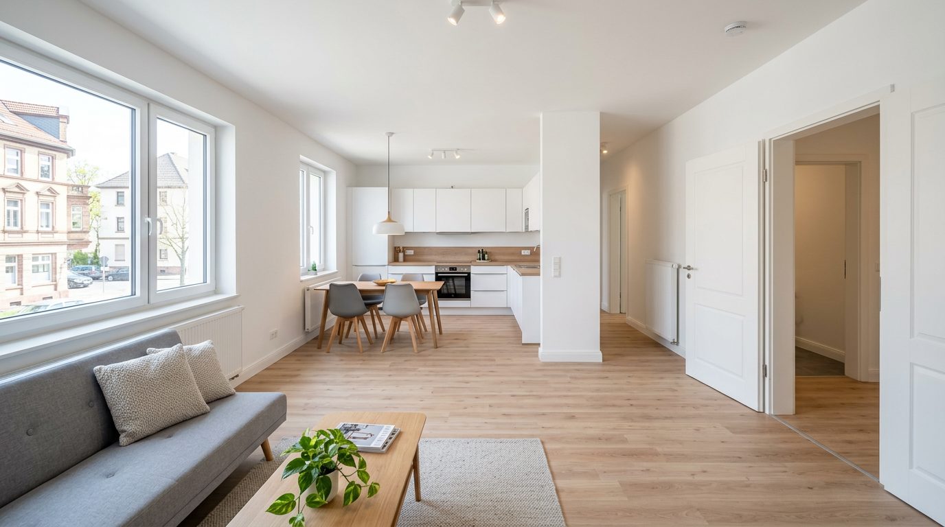 Komplett renovierte Wohnung – Wohnungsrenovierung Wunstorf Hannover